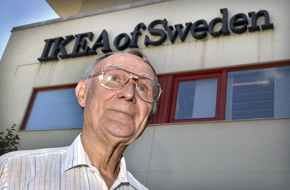 Ingvar Kamprad, el fundador d’Ikea, en una imatge del 2002.
