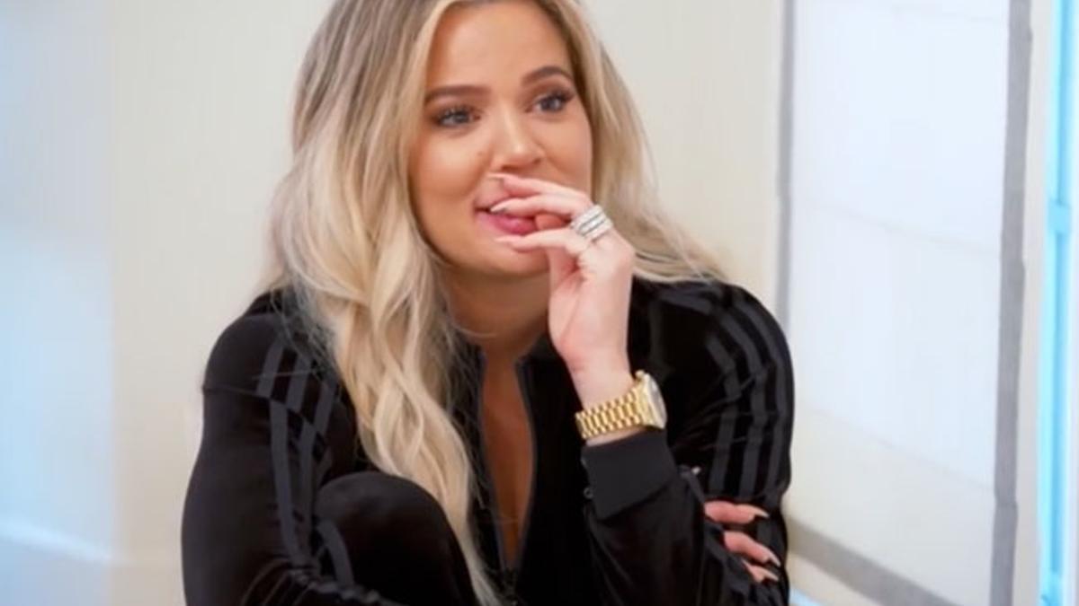 Khloe Kardashian reaccion al enterarse de que está embarazada