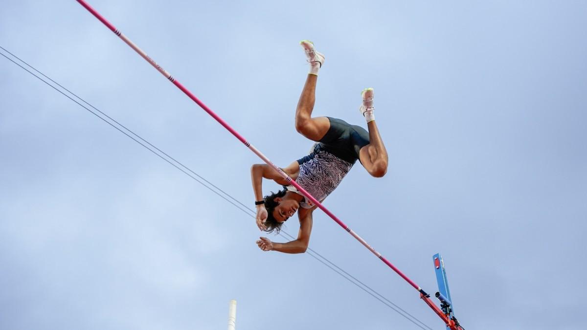 Duplantis, durante su actuación en Estocolmo