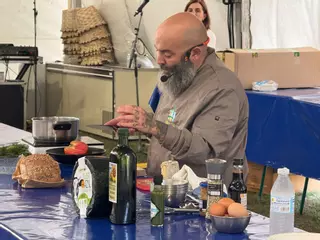 Así fue el showcooking de David Montes en FAPEA