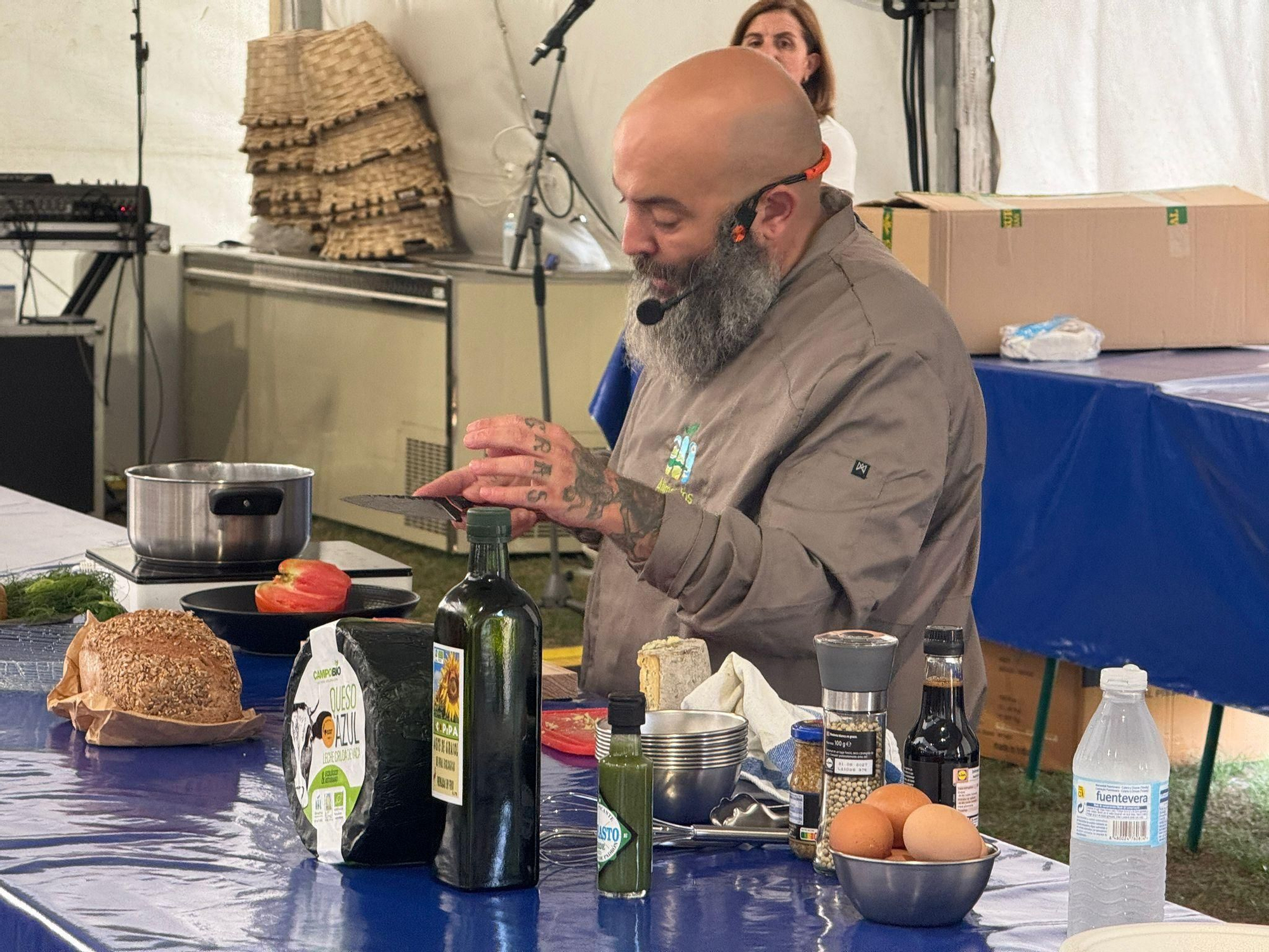 Así fue el showcooking de David Montes en FAPEA