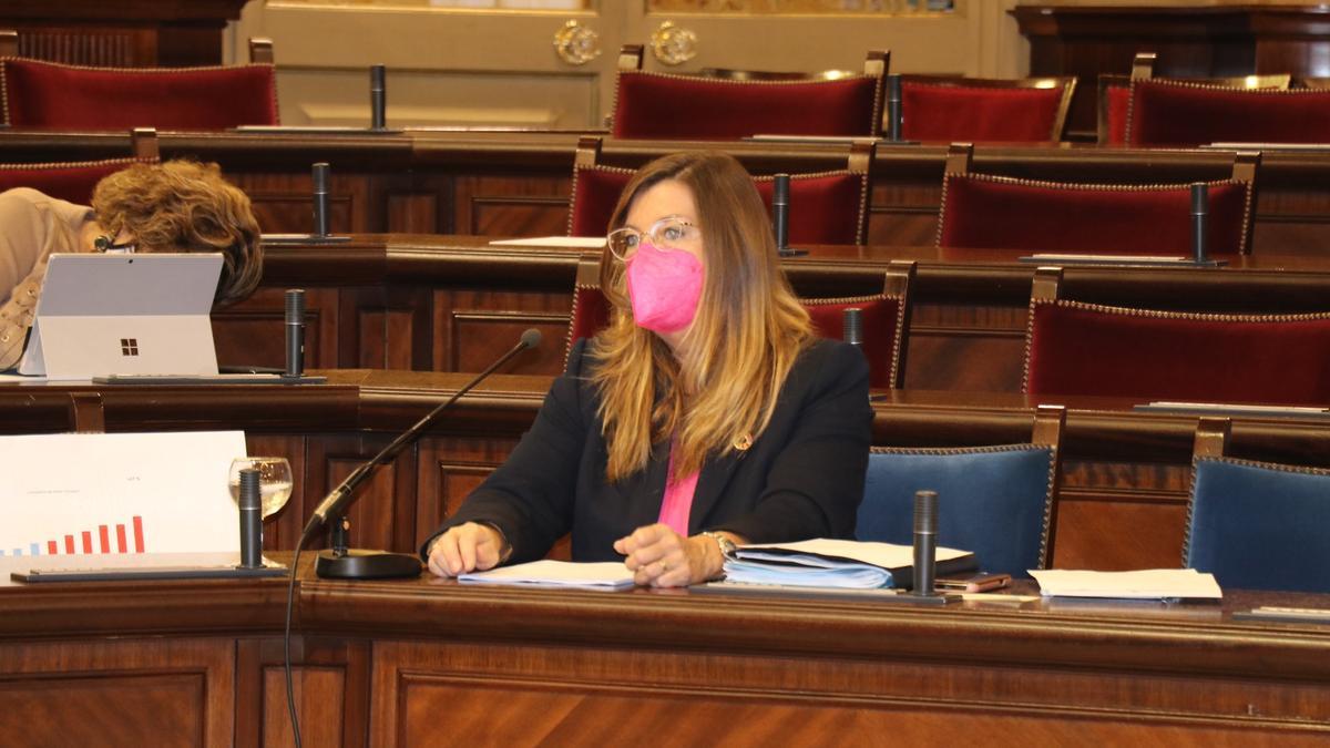 Patricia Gómez en el Parlament