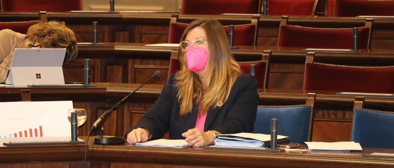 Patricia Gómez en el Parlament