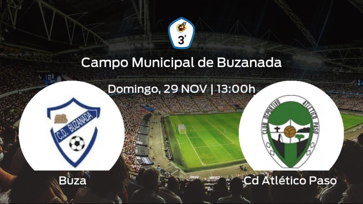 Jornada 7 de la Tercera División: previa del duelo Buzanada - CD Atlético Paso