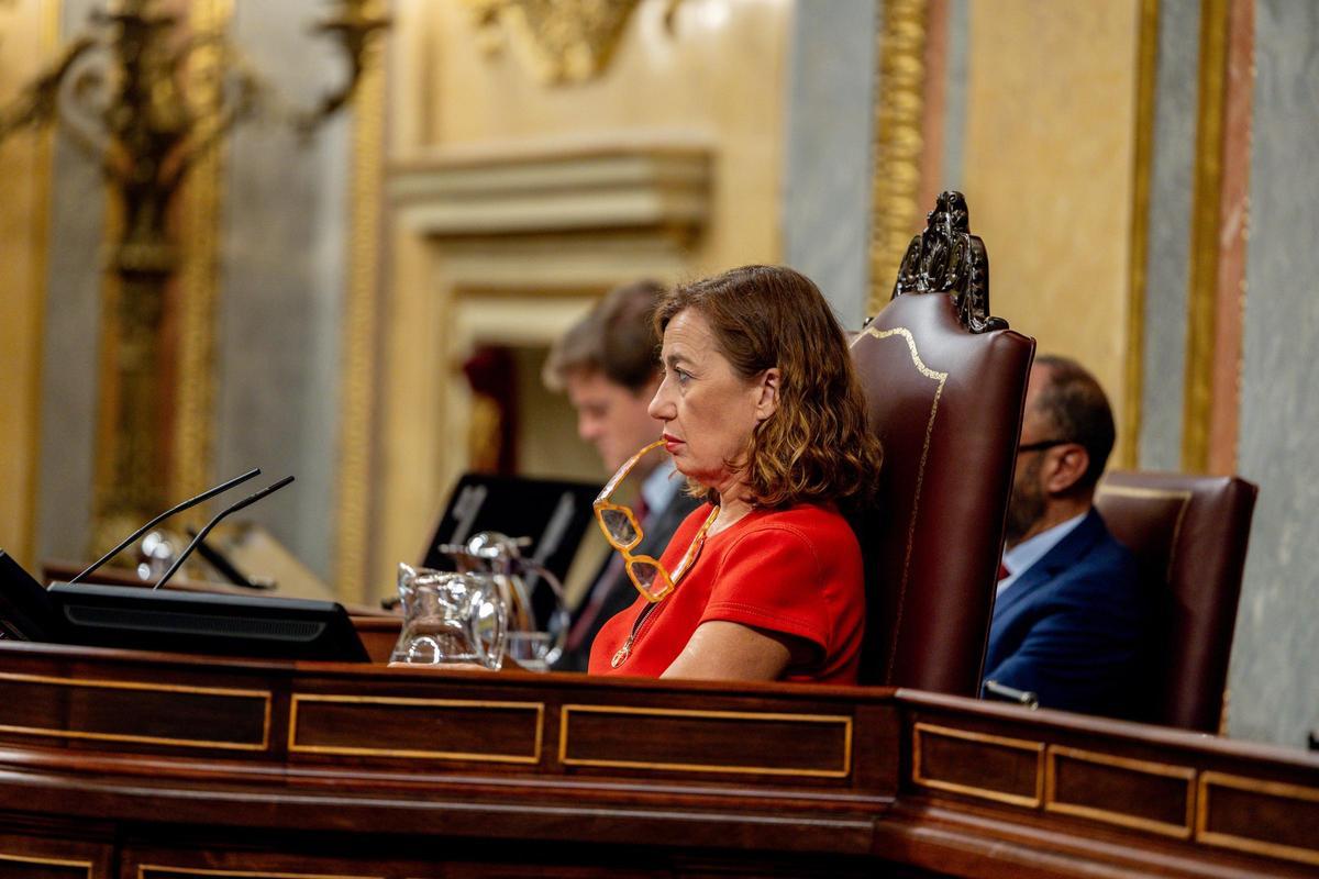 La presidenta del Congreso, Francina Armengol.