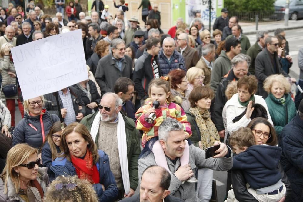 Manifestación por unas pensiones dignas en Murcia