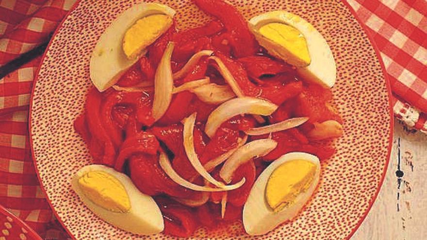 Receta de la ensalada de pimientos