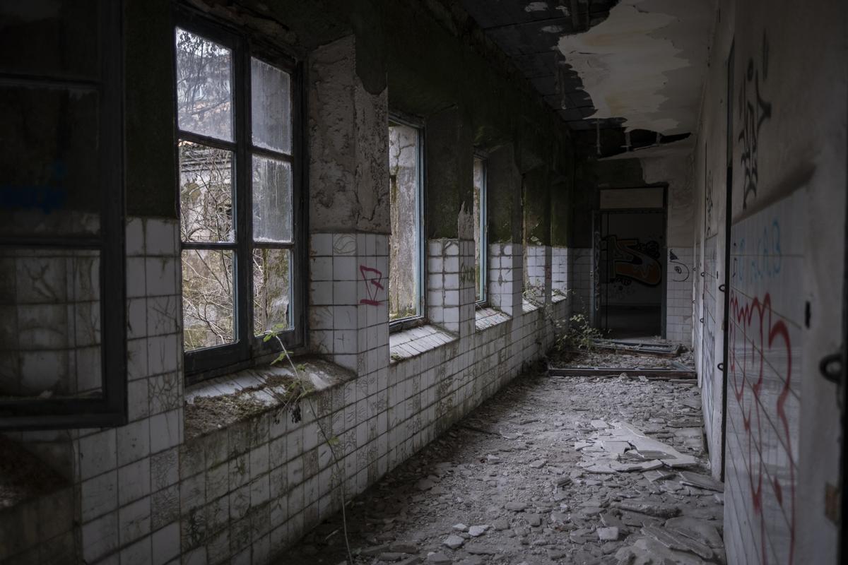 Efectos del abandono en la zona de las celdas.