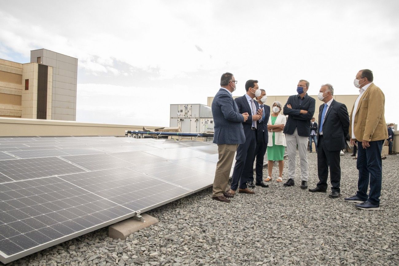 Visita al El edificio anexo al Hospital Juan Carlos I