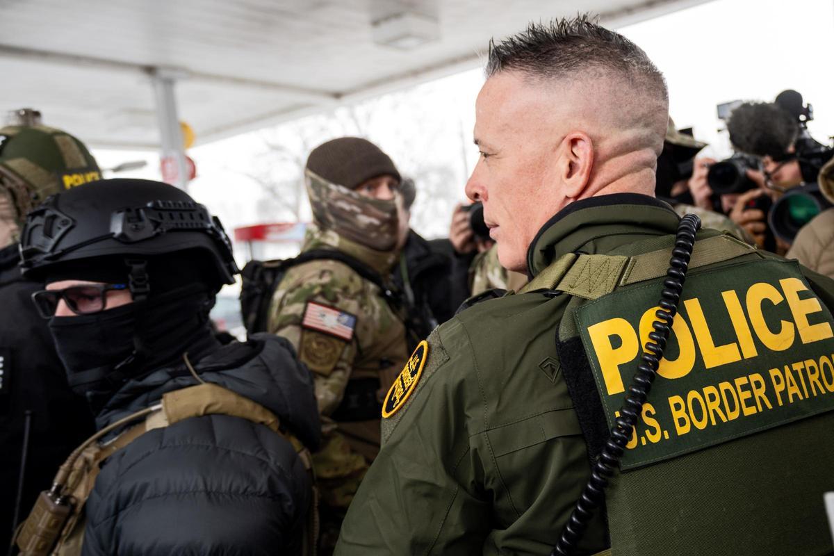 Agentes del ICE en Minneapolis