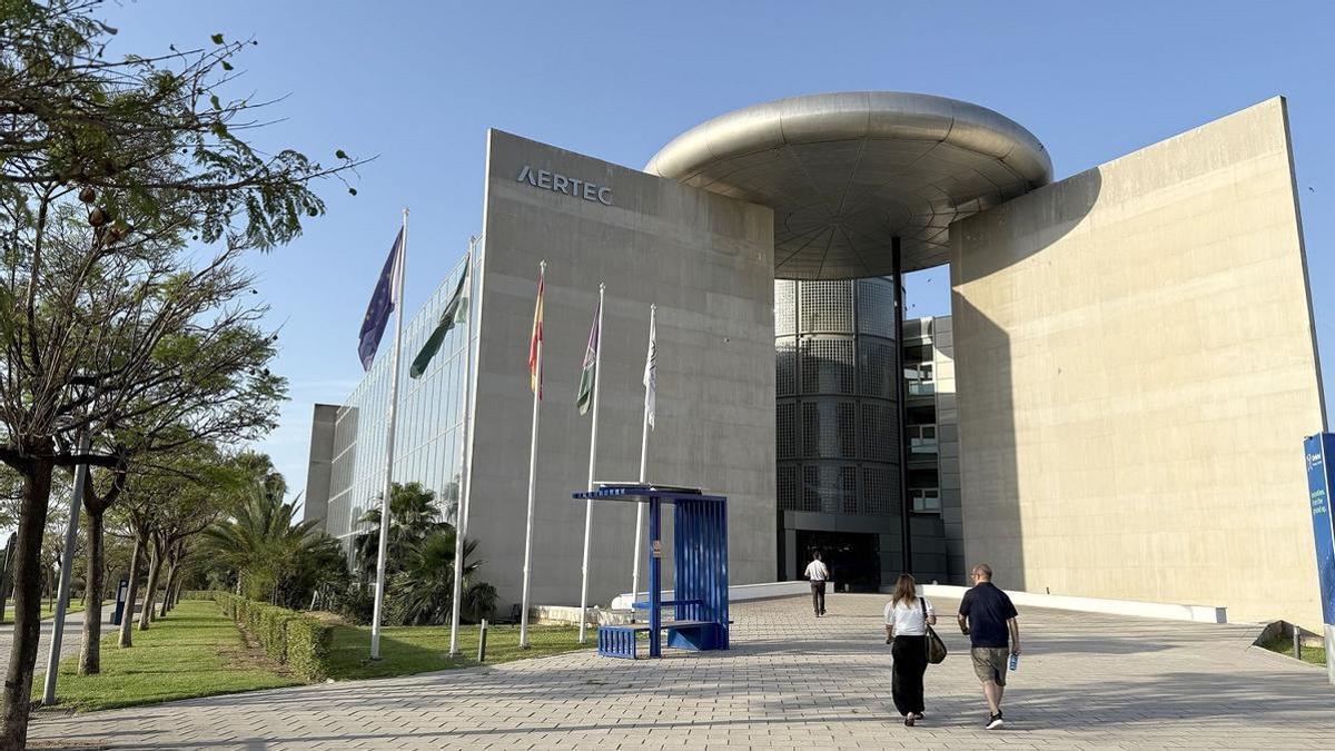 La sede de la compañía malagueña Aertec, situada en el Parque Tecnológico de Andalucía (PTA).