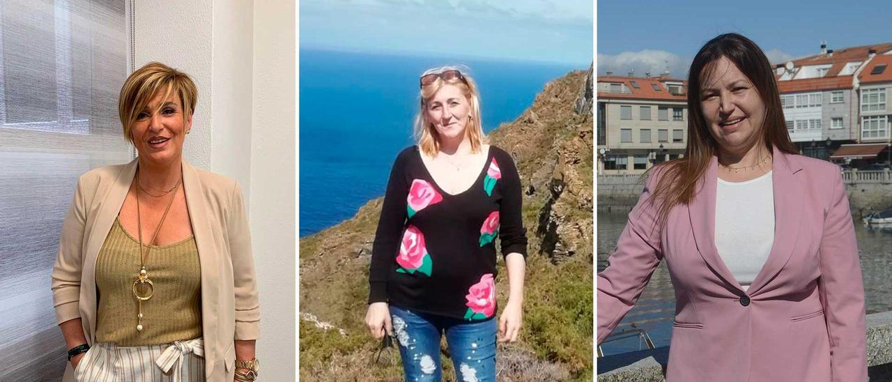 De izquierda a derecha: Ana Saavedra, Montse Bestilleiro y Rosana Padín