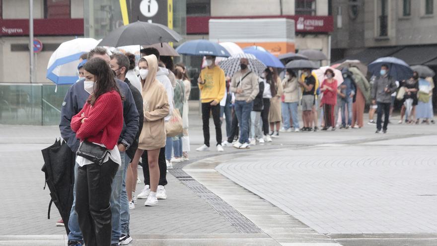 La incidencia de COVID en jóvenes gallegos, entre las peores de España