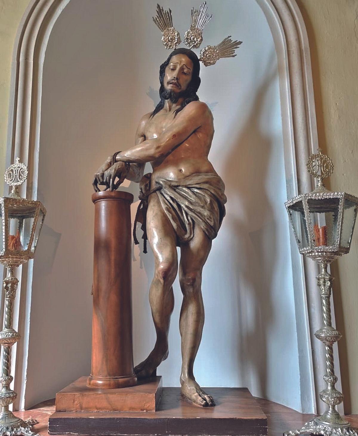 Cristo de la columna de Lucena, obra relacionada con Diego de Mora.