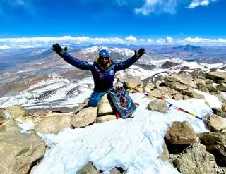 Sergi Mingote asciende el volcán Ojos del Salado por segunda vez en menos de un año