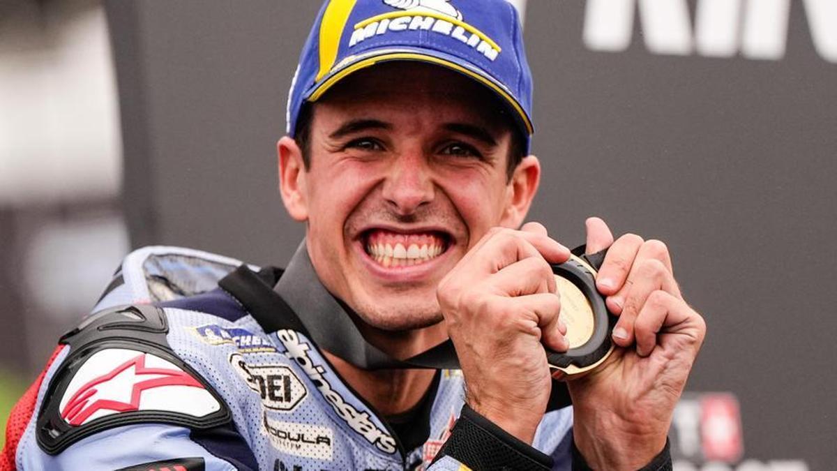 Alex Márquez, vencedor en Silverstone.