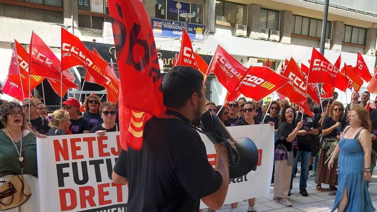 CCOO denuncia ante la CEV el bloqueo de las negociaciones del convenio de limpieza