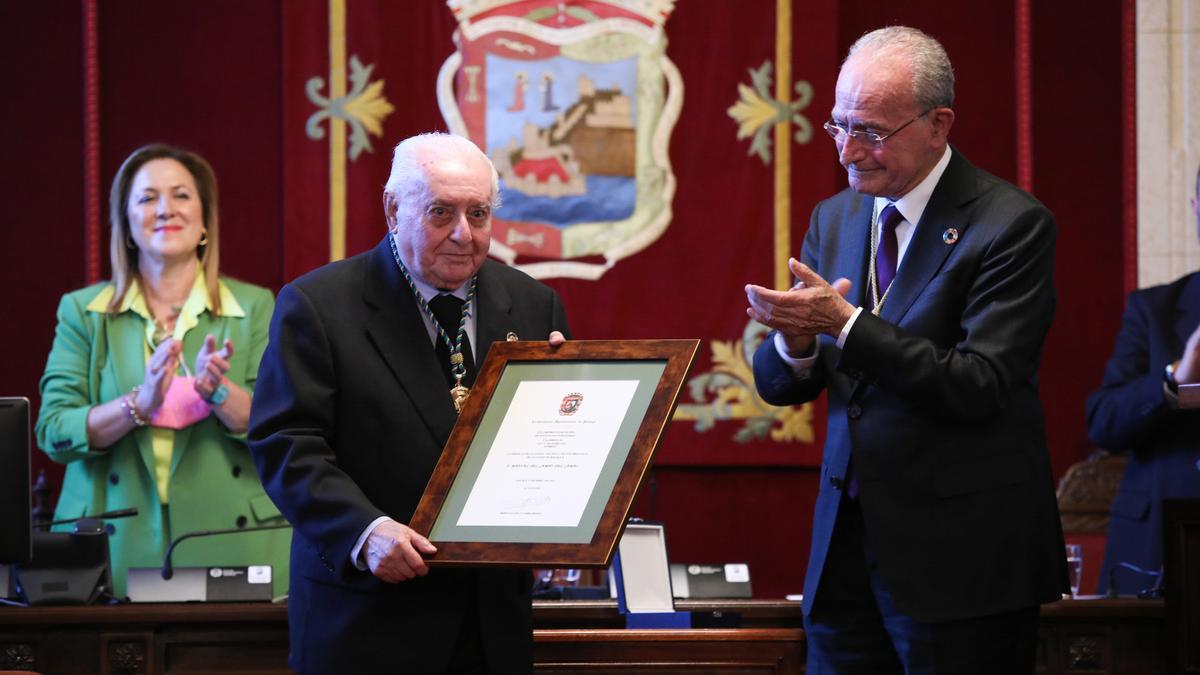 El músico malagueño Manuel del Campo recibe la Medalla de la Ciudad