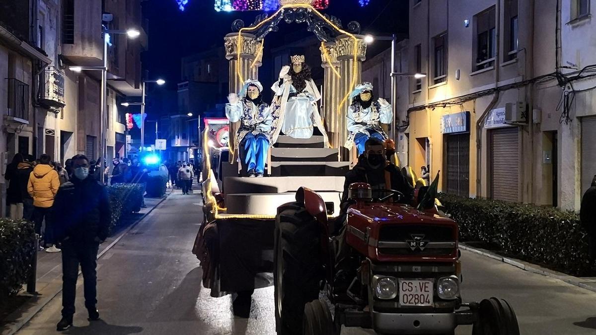 El Rey Gaspar en la cabalgata de Almassora