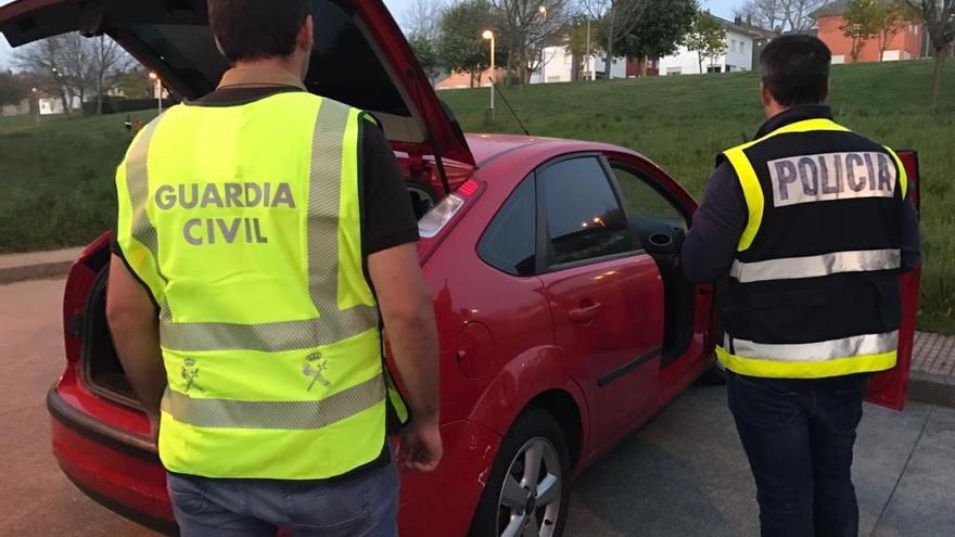 Uno de los coches incautados en la Operación Xuntanza-Deseo, en Lugo // OPC