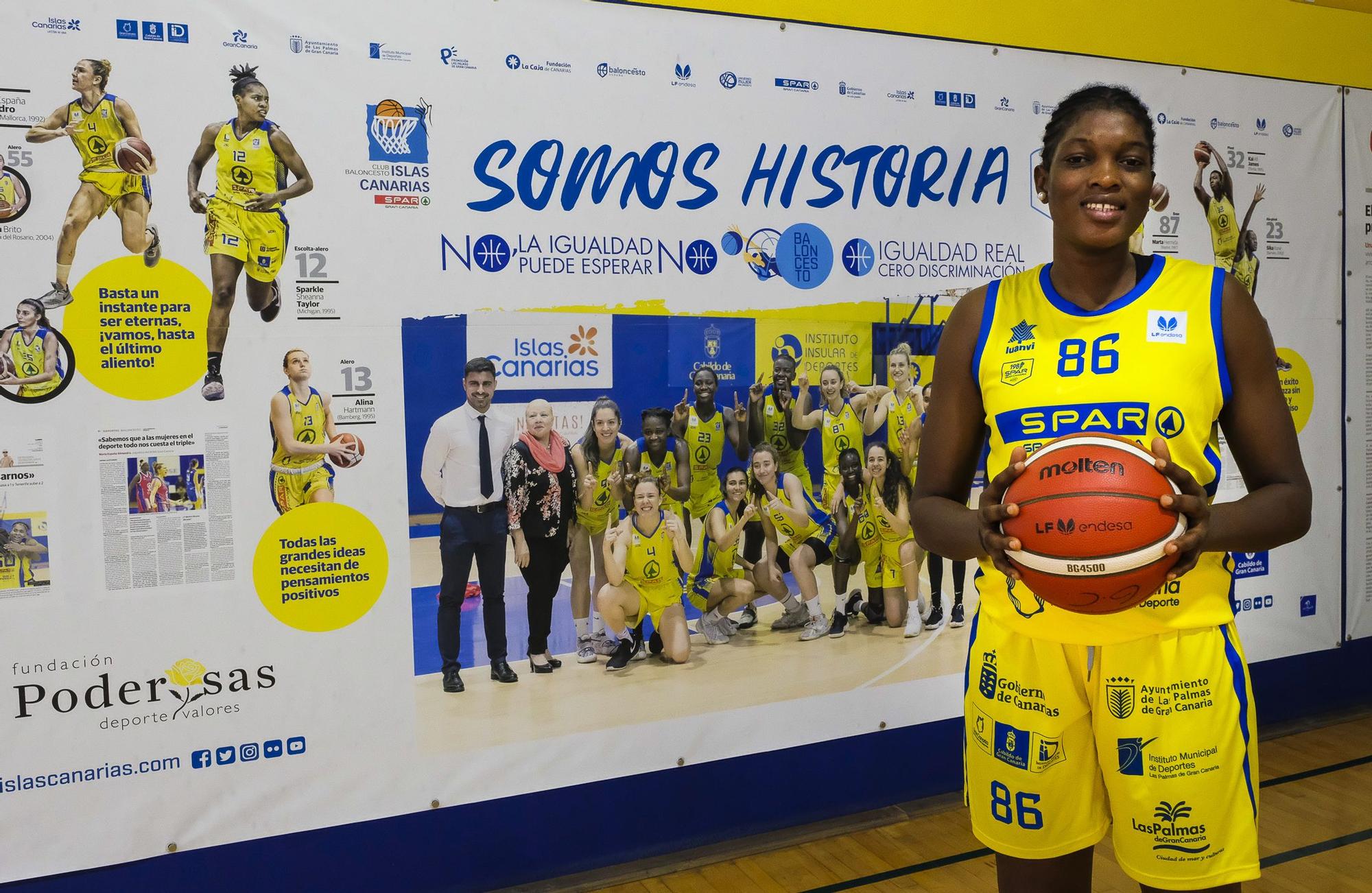 Lala Touré, jugadora del SPAR Gran Canaria