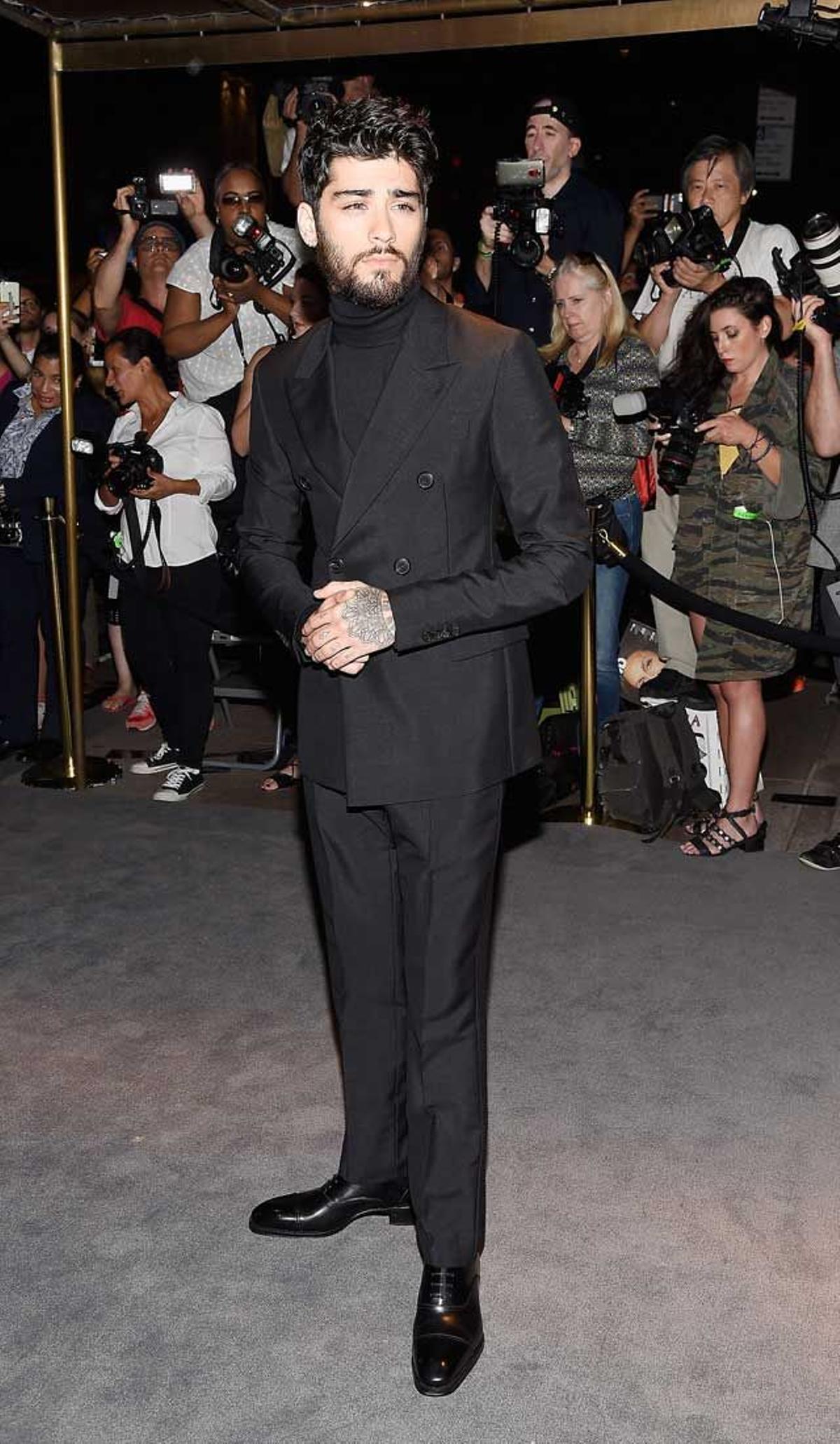 Zayn Malik en la New York Fashion Week.