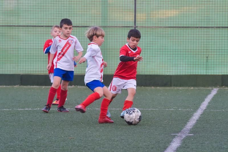 24-01-2020 GALDAR. Futbol prebenjamín: Unión Moral # Firgas, en el campo Venancio Monzón de la Ciudad Deportiva San Isidro  | 25/01/2020 | Fotógrafo: Andrés Cruz