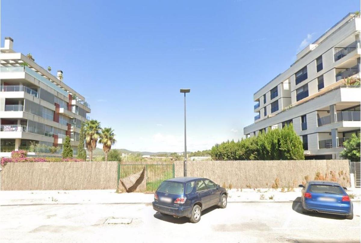 Imagen del solar cedido por el Consell al Ibavi para construir viviendas para funcionarios.