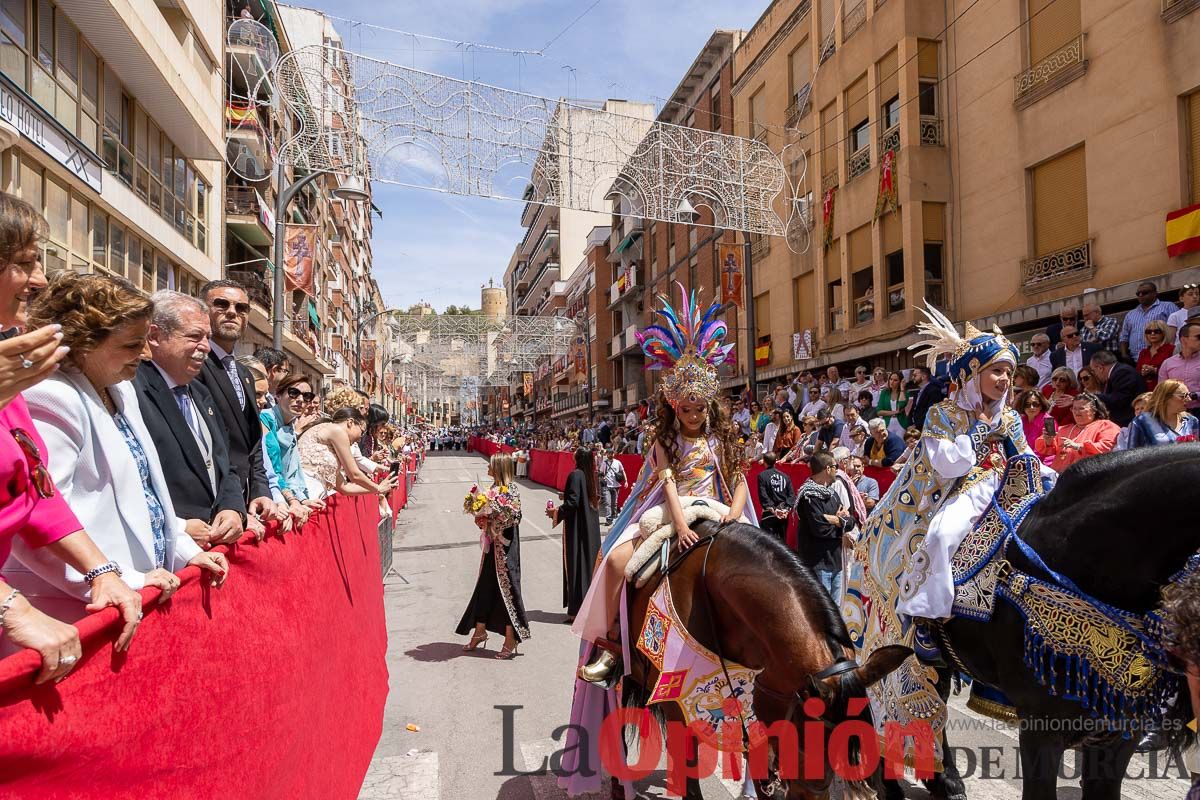 Desfile infantil del Bando Moro en las Fiestas de Caravaca