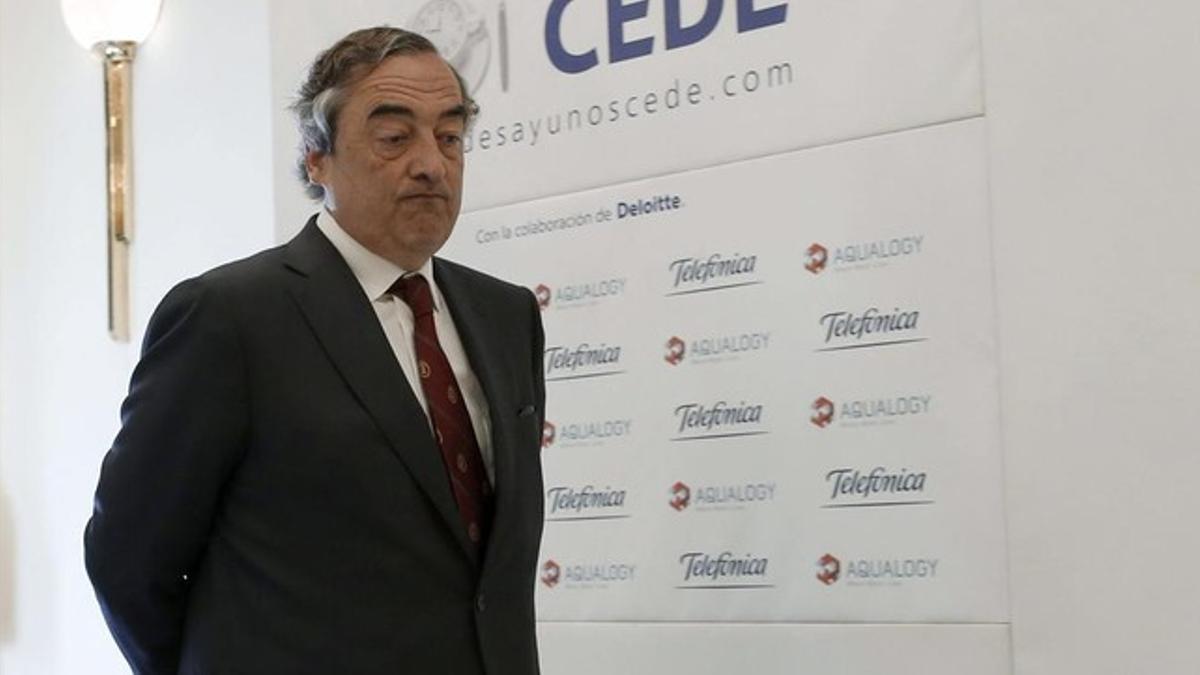 El presidente de la CEOE, Juan Rosell.