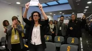 Marta Rovira se persona en Tsunami Democràtic