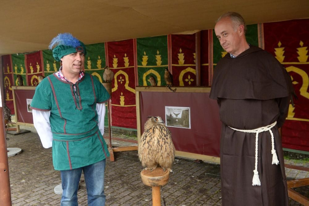 El casco urbano retrocede casi mil años con la Feira Medieval