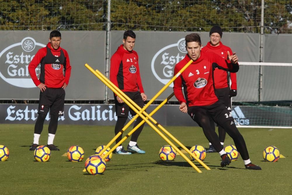 Entrenamiento en A Madroa. // R. Grobas