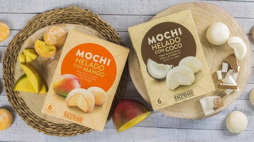 Los helados Mochi de Mercadona, uno de los productos estrella de la conocida cadena de supermercados.