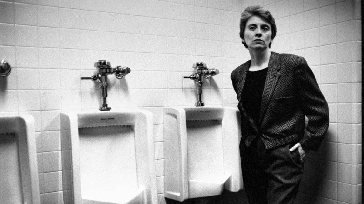 Una imagen de Camille Paglia, en los años 90.