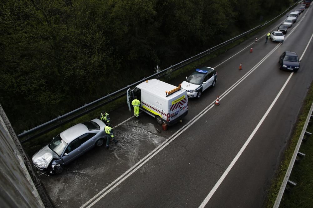 Accidente en la variante a la altura de Los Canapes