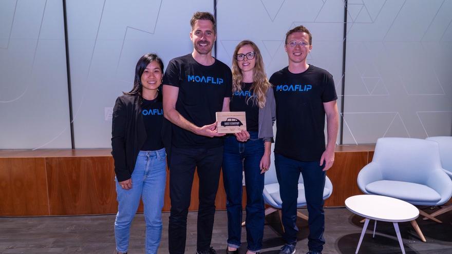 La web de venta de negocios online Moaflip gana el concurso de startups Venture on the Road Alicante
