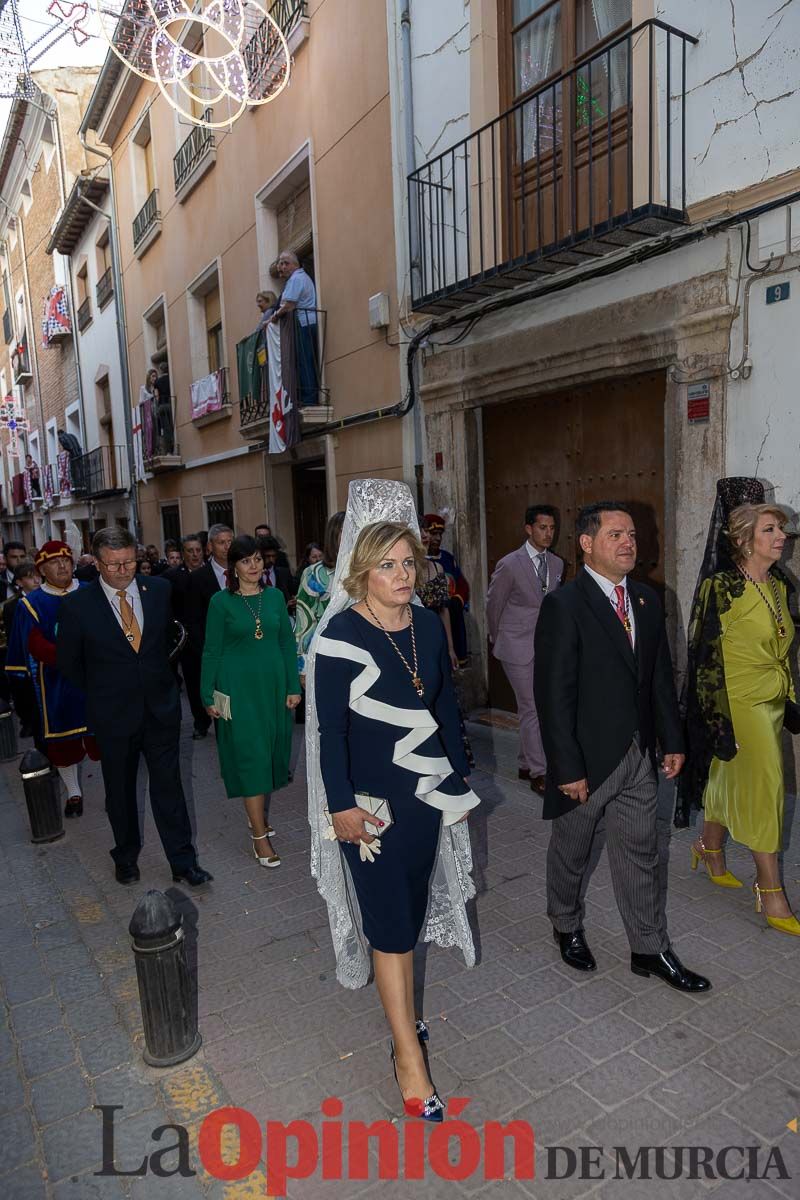 Procesión del Baño y parlamento en las Fiestas de Caravaca