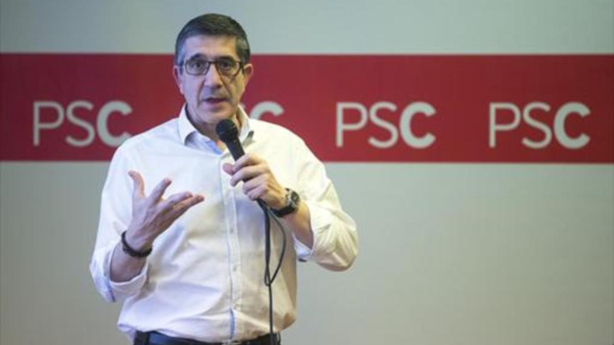 Patxi López, candidato a la secretaría general del PSOE.