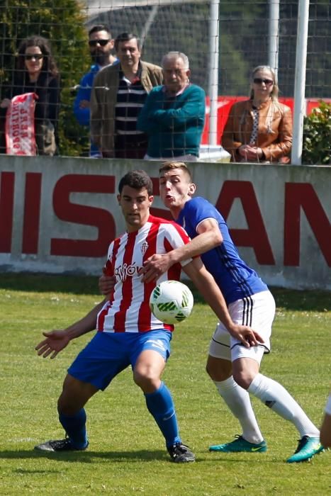 Oviedo B - Sporting B, en imágenes