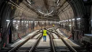 Visita a las obras de la L5 de metro: así se reducen las vibraciones y se gana en fiabilidad