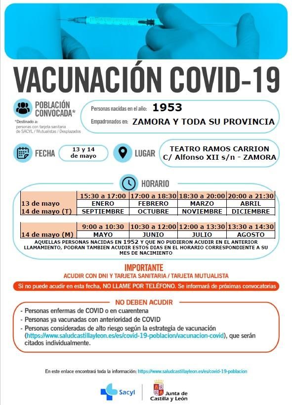 Vacunación en Zamora