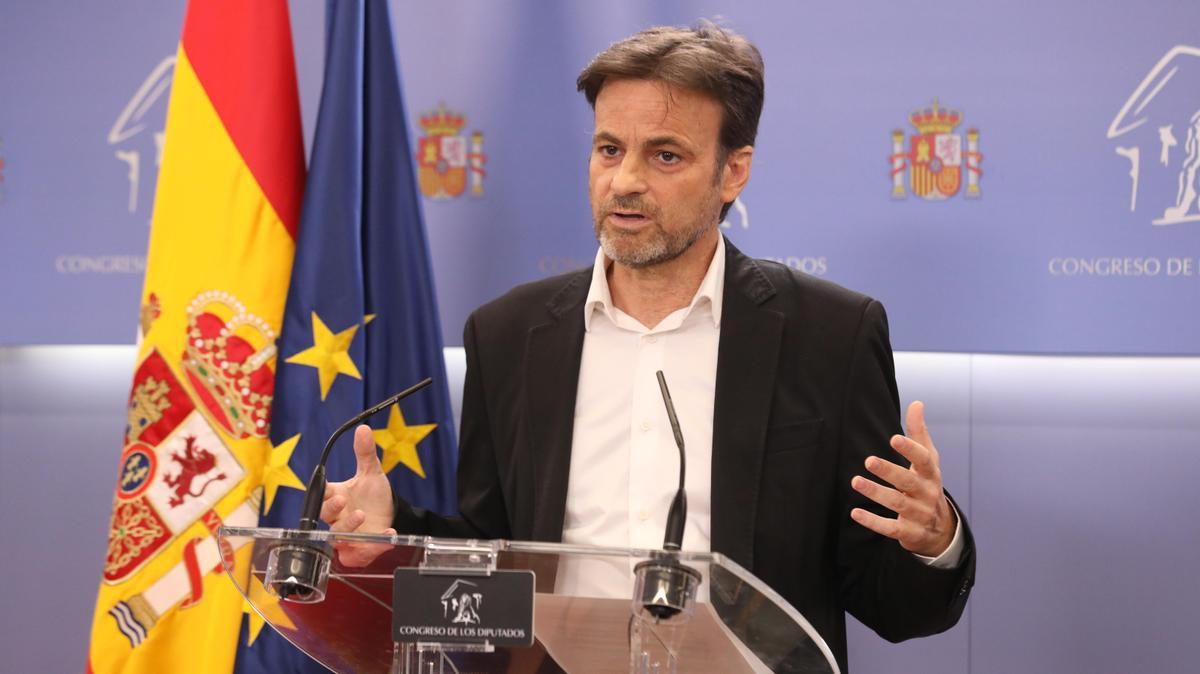 Jaume Asens, en una rueda de prensa.