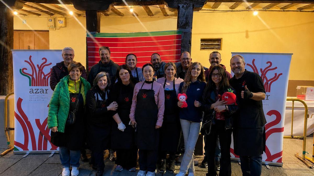 Socios de AZAR en Santo Domingo de la Calzada.