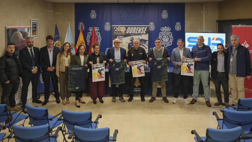 Una carrera solidaria en Ourense organizada por la Policía recaudará fondos para ayudar a los niños con cáncer