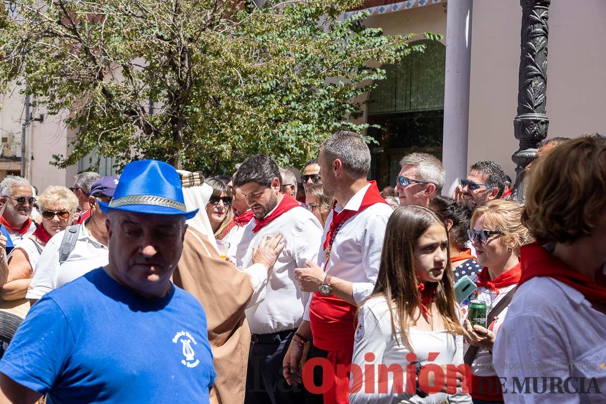 Moros y Cristianos en la mañana del dos de mayo en Caravaca