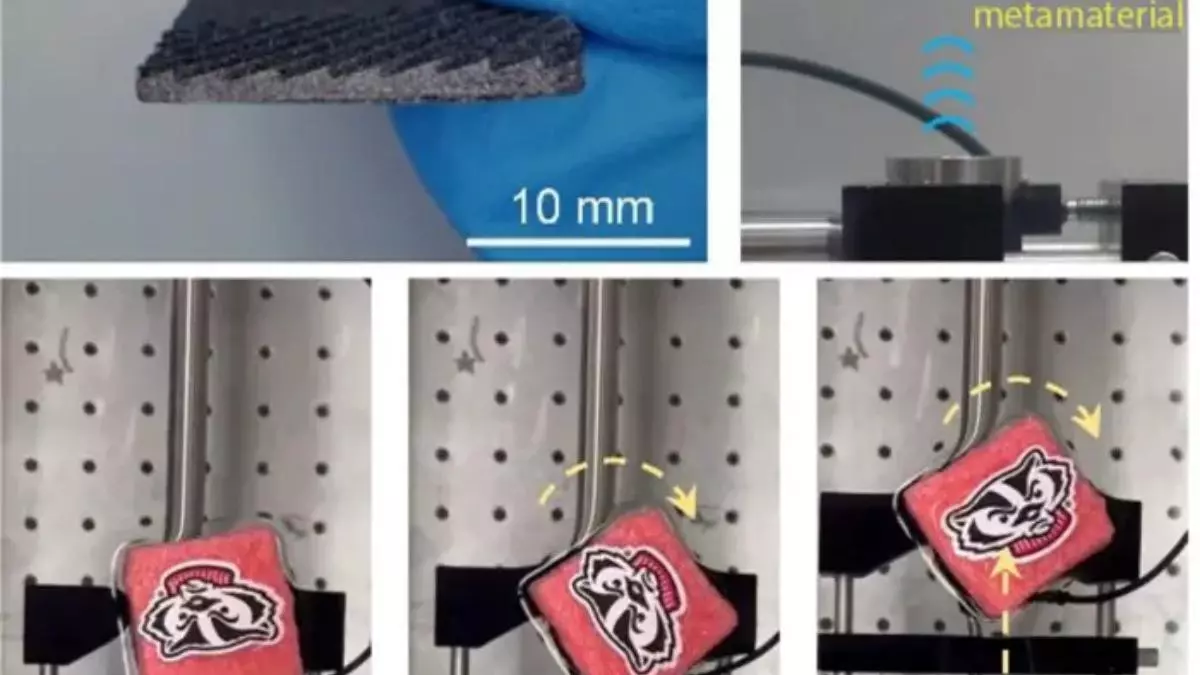 Un metamaterial utiliza ondas sonoras para ubicar objetos bajo el agua