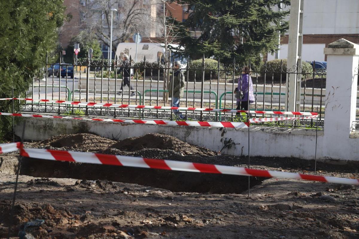 Excavaciones arqueológicas frente a la Facultad de Derecho de la UCO.
