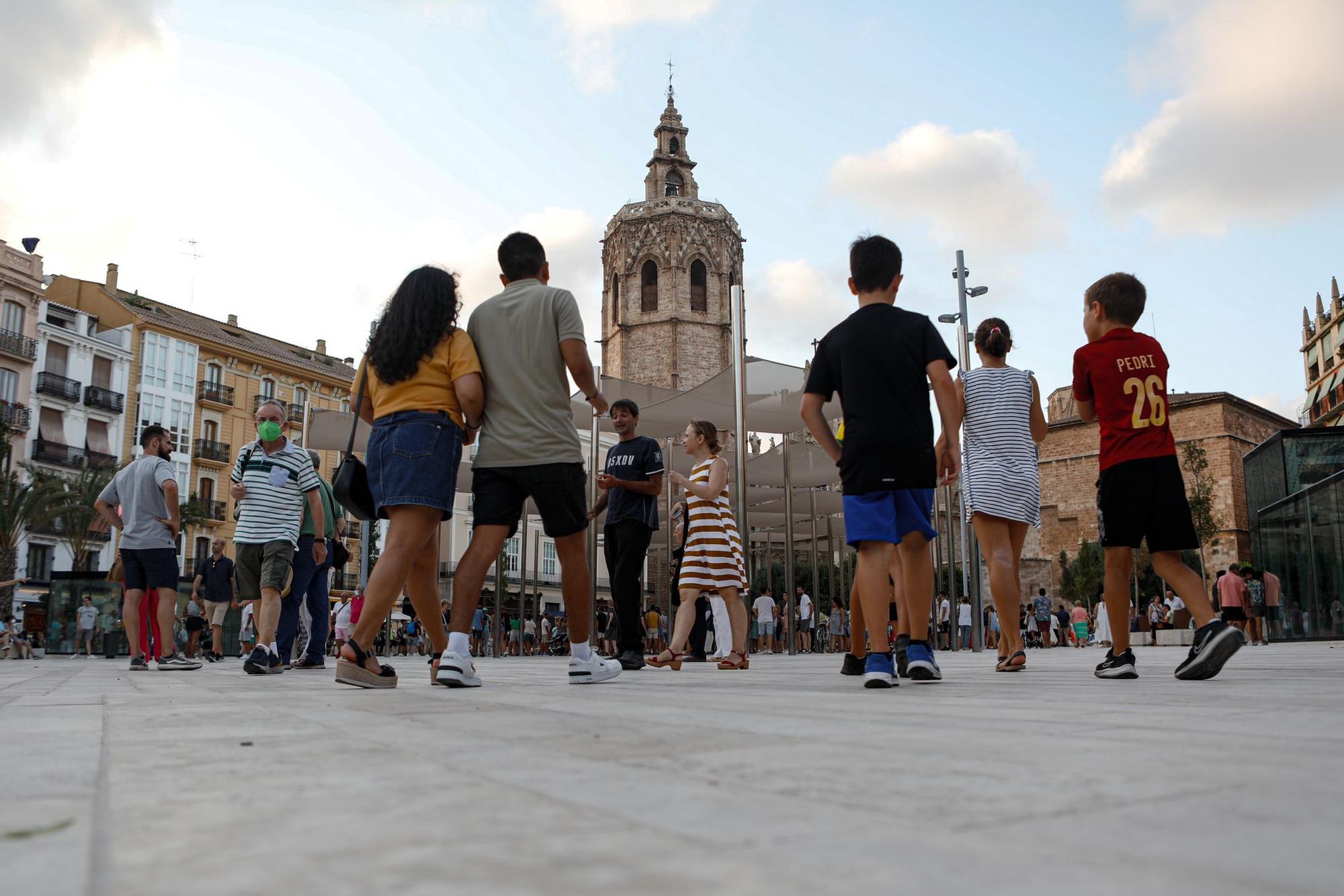 Así luce la nueva Plaza de la Reina tras la reforma integral