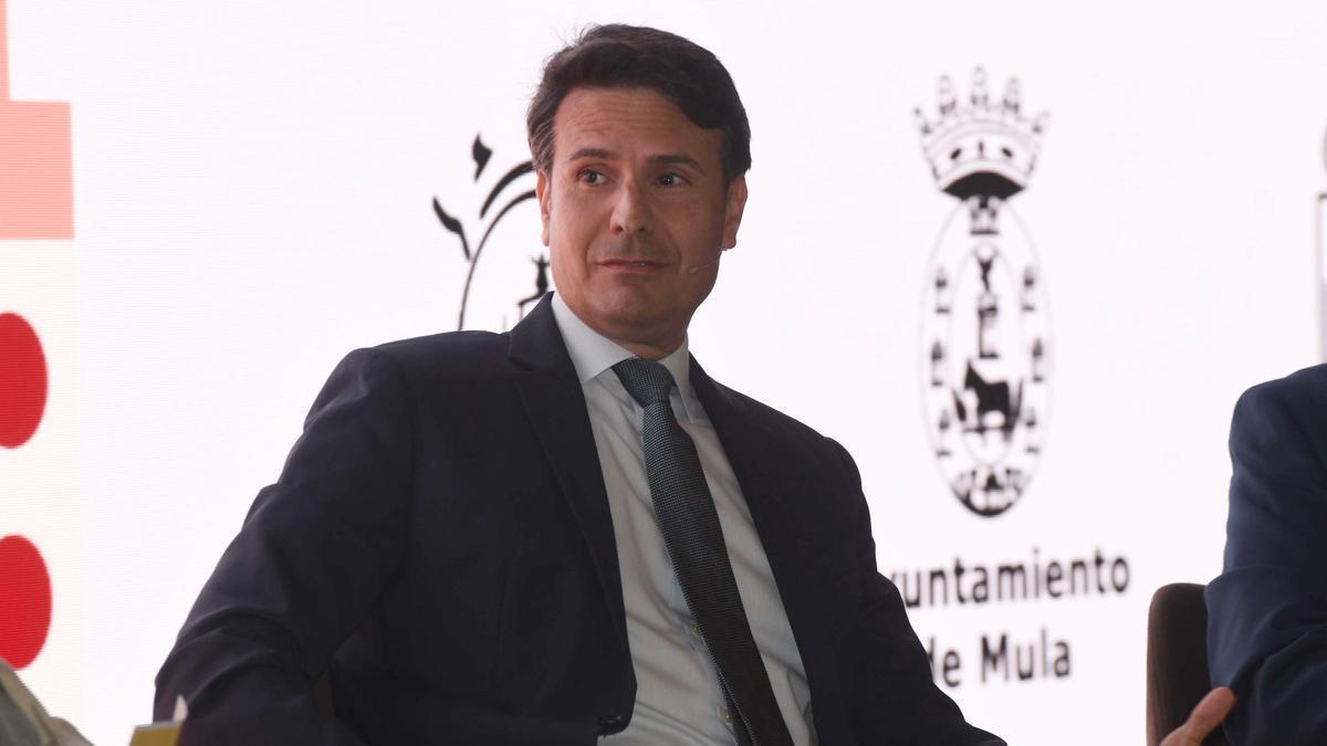 José Ángel Alfonso, alcalde de Molina de Segura, ayer en el II Foro de Municipalismo.